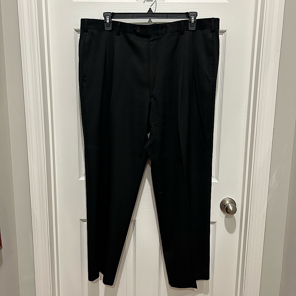 Jos A Bank black dress pants, size 42